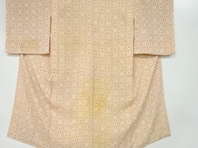 JAPANESE KIMONO / ANTIQUE JUBAN / SILK / KINSHA / KIKU & UME